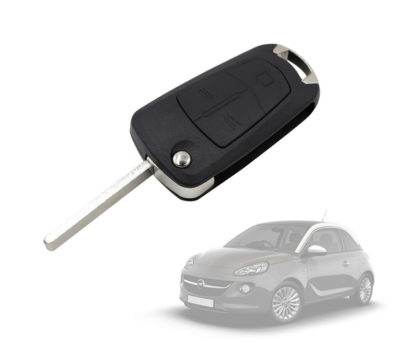 Coque de clé de verrouillage télécommande 3 boutons à distance pour voiture Opel