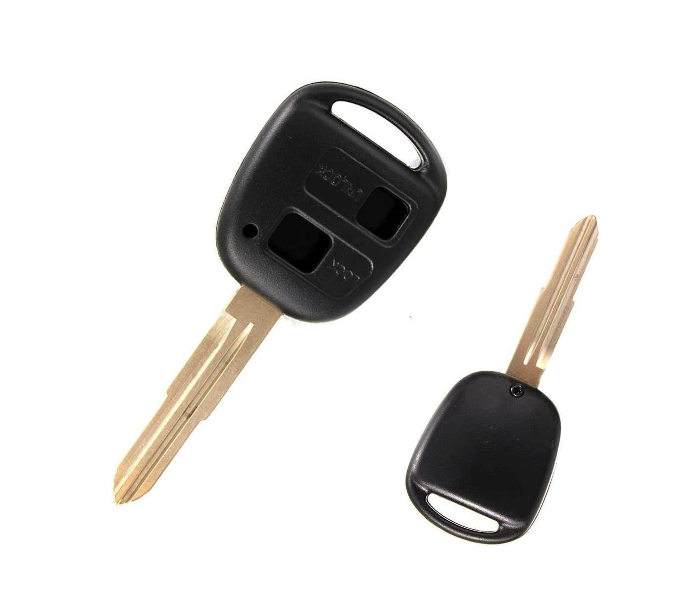 Coque de clé verrouillage télécommande 2 boutons à distance pour voiture Toyota