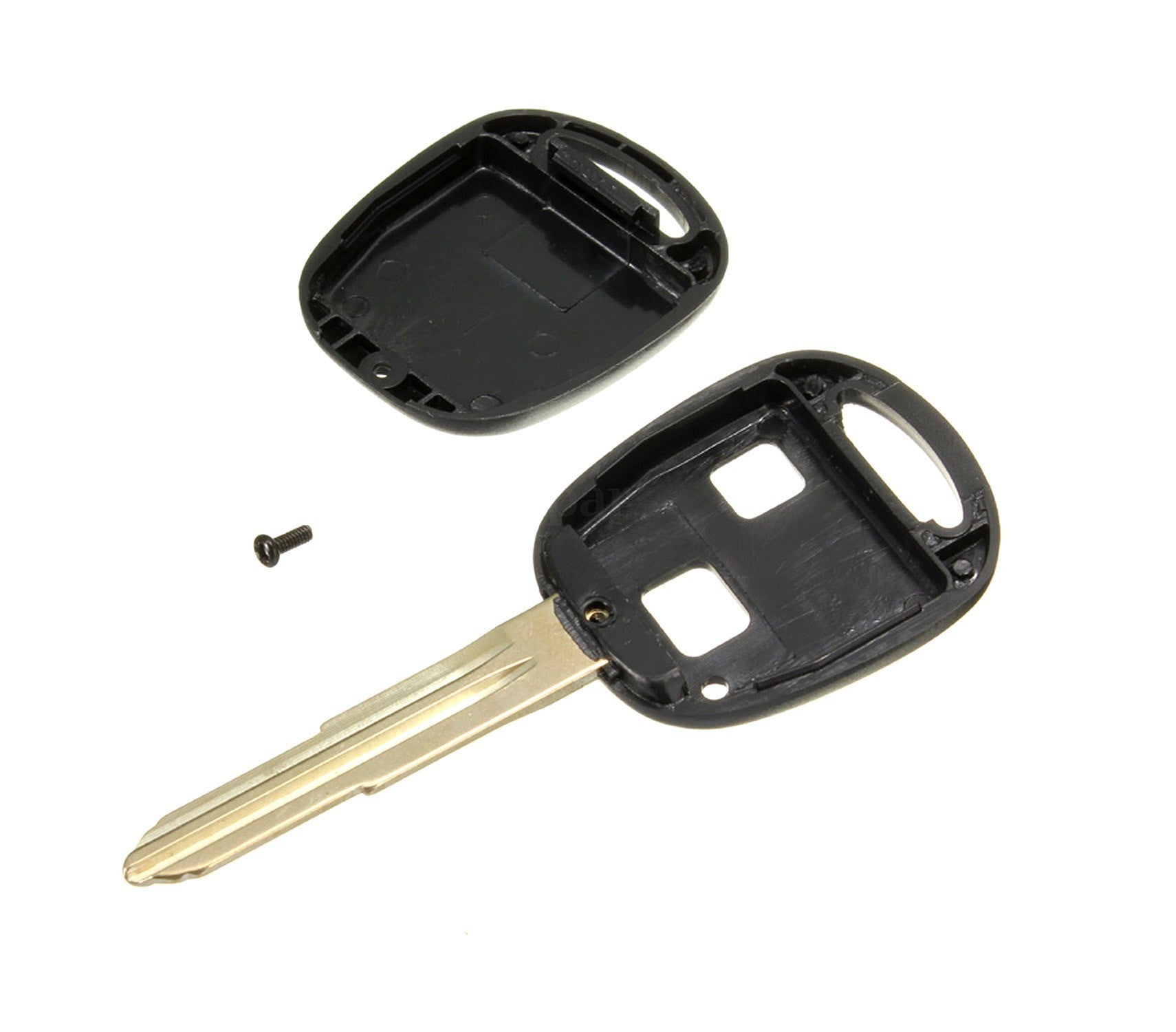 Coque de clé verrouillage télécommande 2 boutons à distance pour voiture Toyota