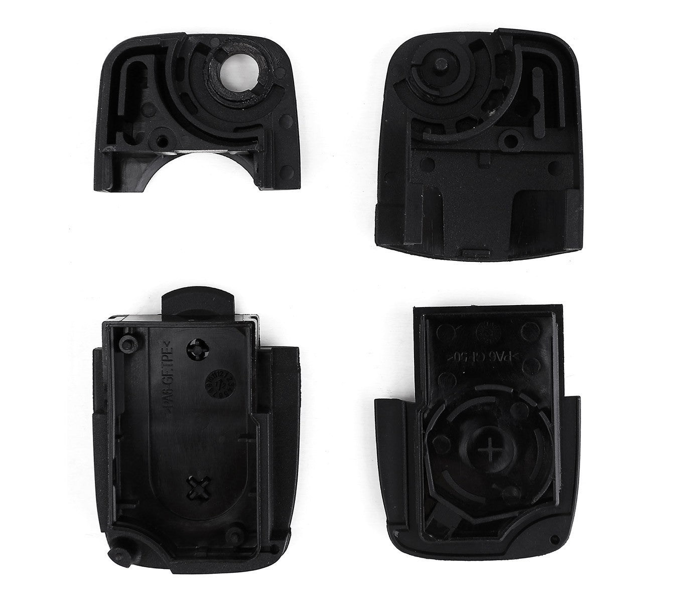 Coque de clé de verrouillage télécommande 2 boutons à distance pour Volkswagen