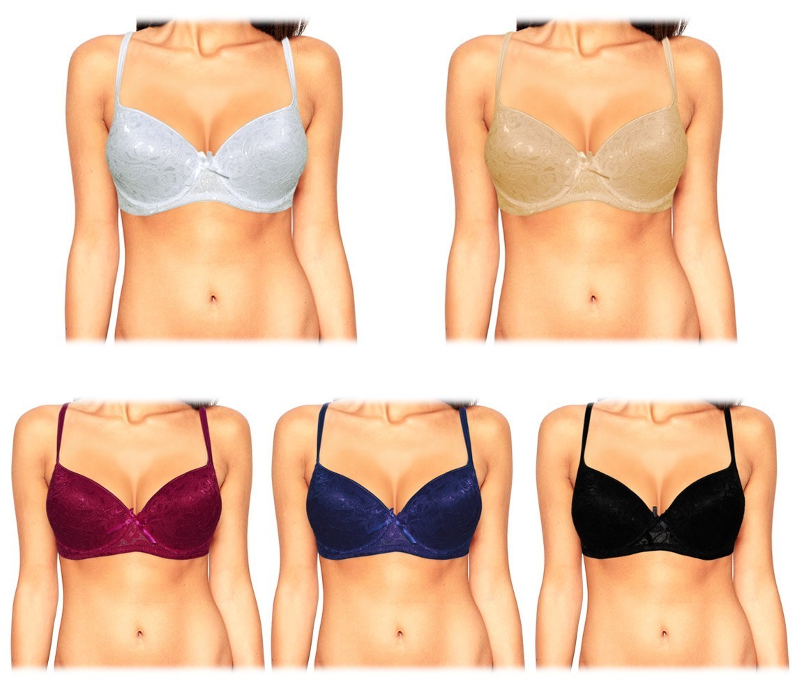 1181 Soutien-gorge dentelle Lizzy bonnets semi souples bretelles ajustables