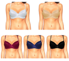 1181 Soutien-gorge dentelle Lizzy bonnets semi souples bretelles ajustables