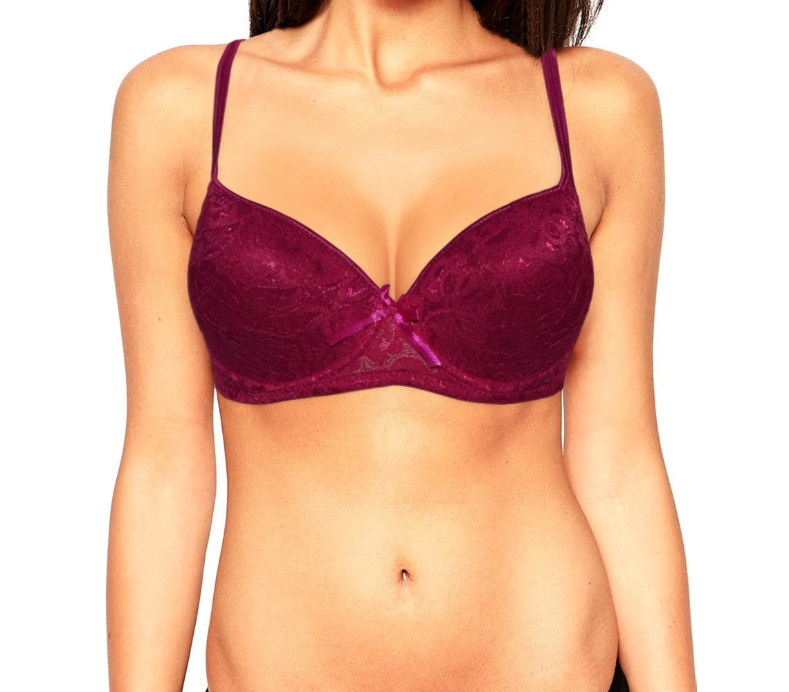 1181 Soutien-gorge dentelle Lizzy bonnets semi souples bretelles ajustables
