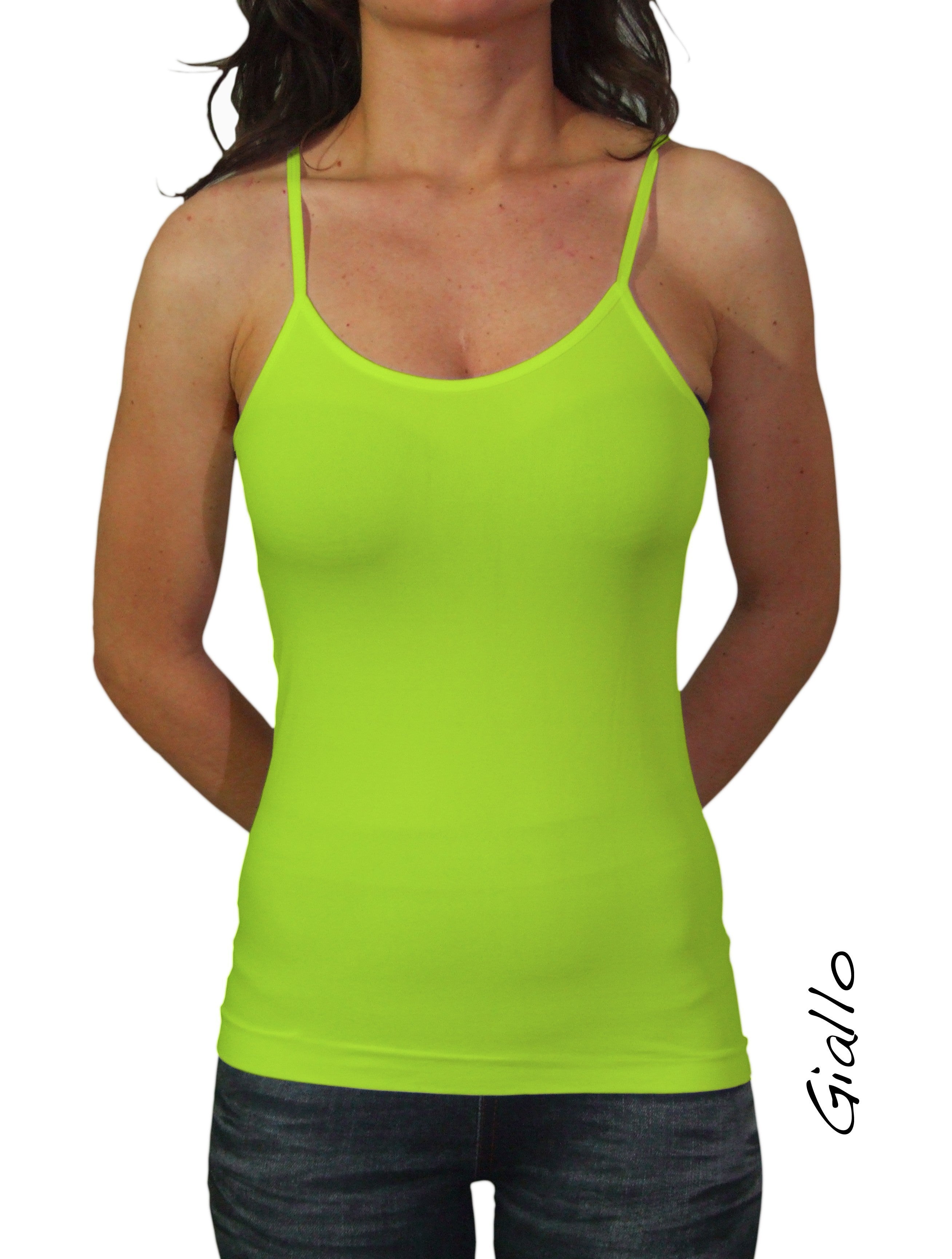 Débardeur fines bretelles slim fit pour femme confortable en plusieurs couleurs