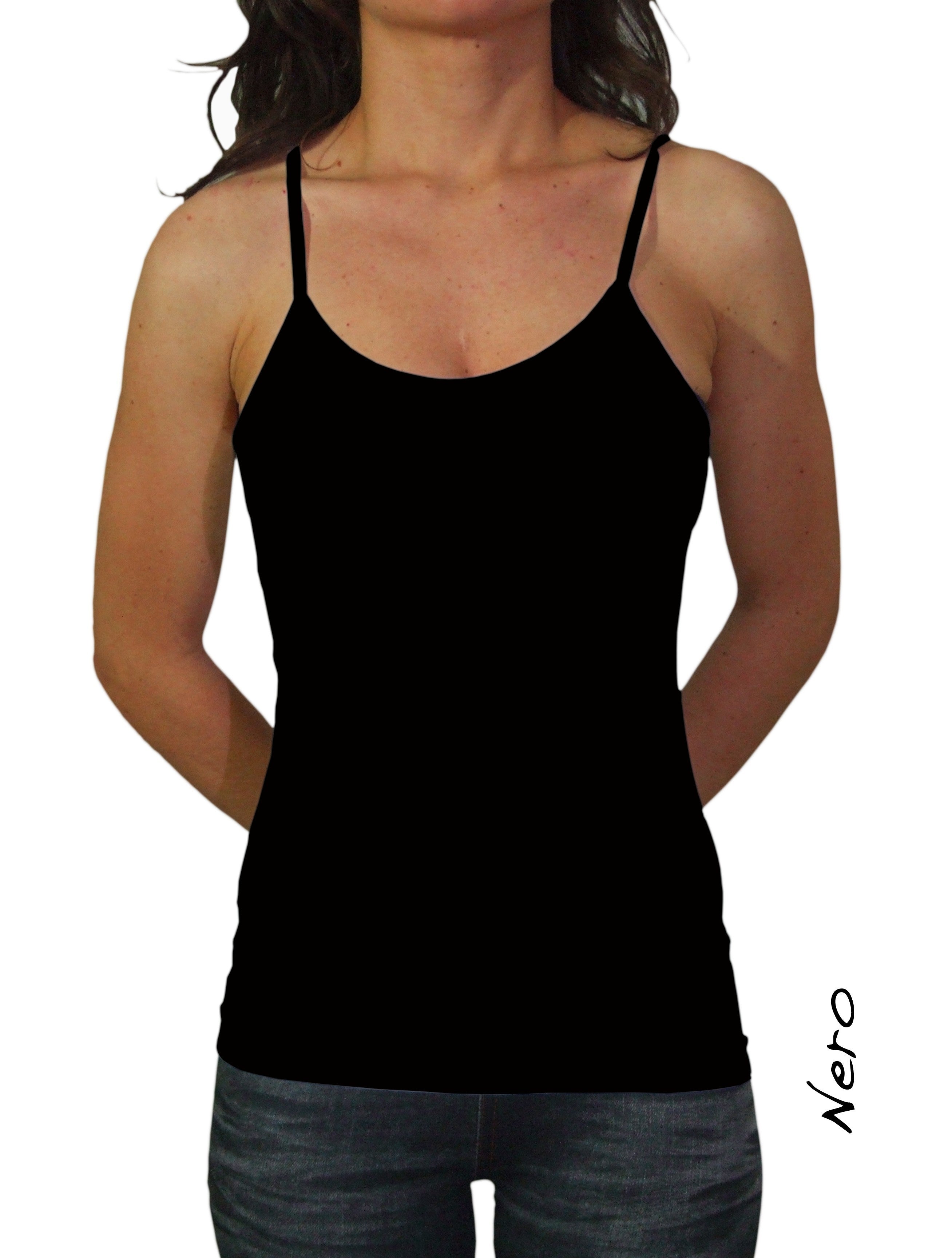 Débardeur fines bretelles slim fit pour femme confortable en plusieurs couleurs