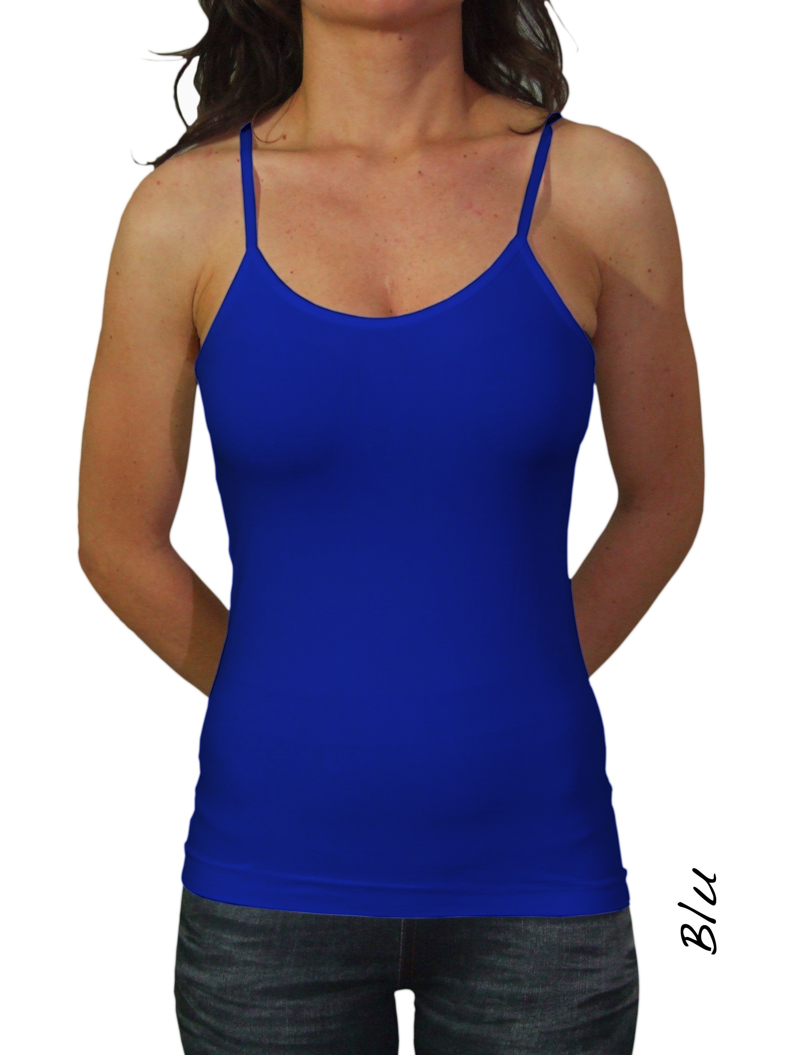 Débardeur fines bretelles slim fit pour femme confortable en plusieurs couleurs