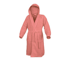 Peignoir STAR unisexe Young Coveri avec capuche et poches 100% coton 