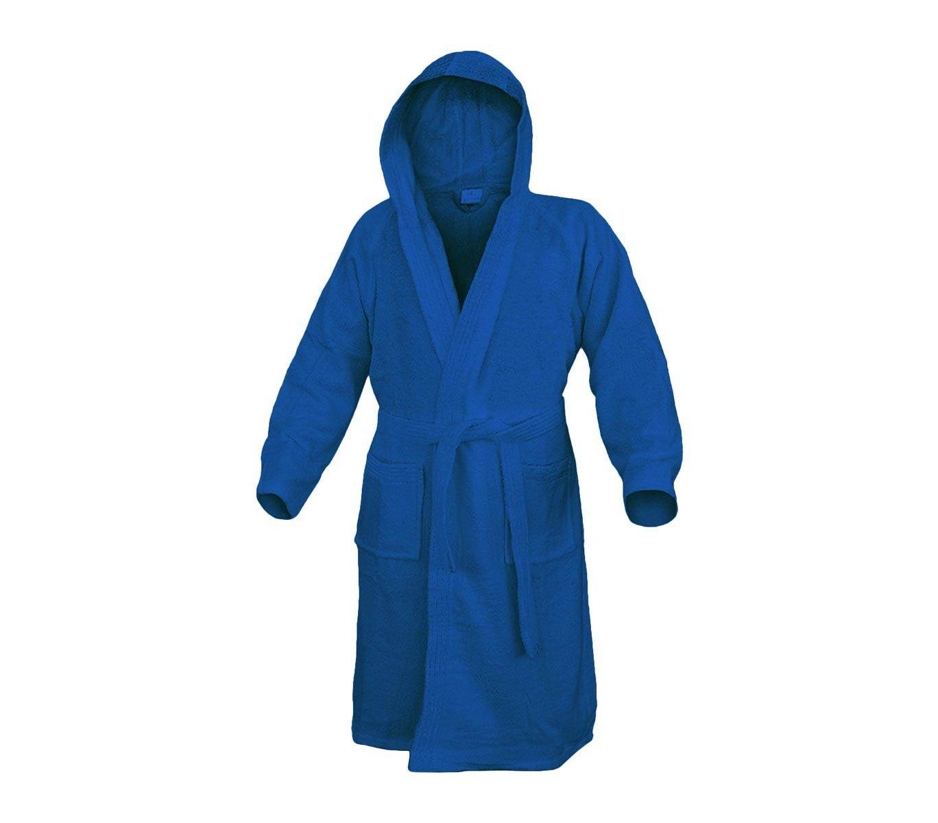 Peignoir STAR unisexe Young Coveri avec capuche et poches 100% coton 
