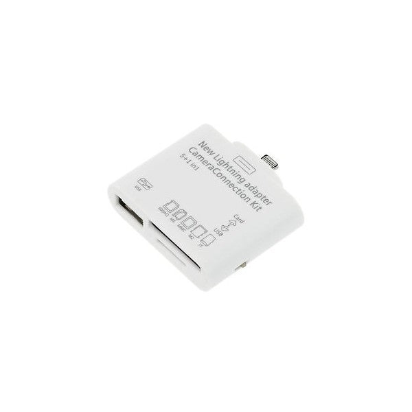 Kit de connexion 5 en 1 Apple iPad 4 - Mini port USB lecteur de carte Micro SD