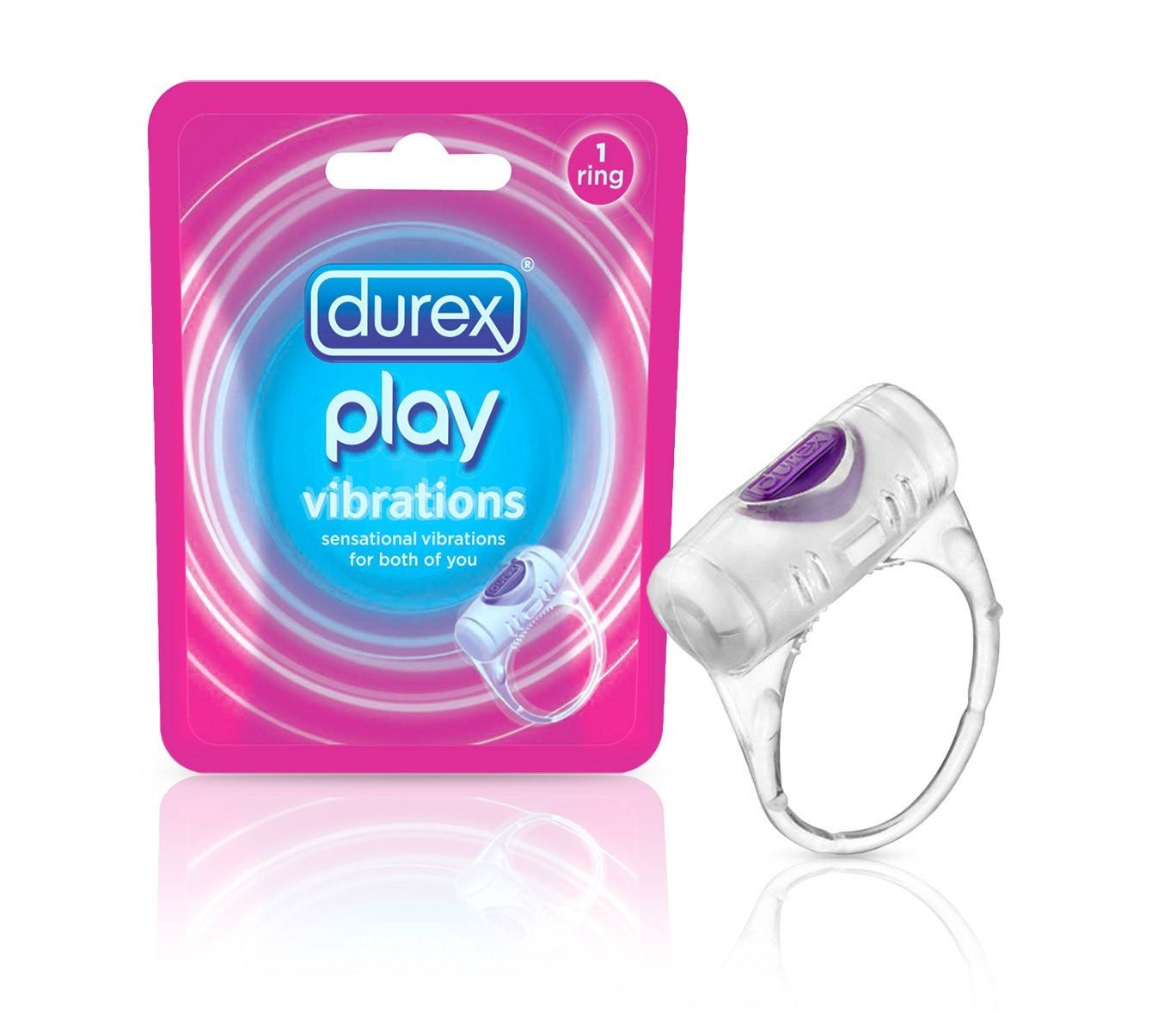 8162489 Durex Play Vibrations anneau vibrant avec batterie incluse