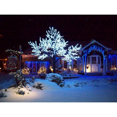 Guirlande 100 LED, énergie solaire, effect vacillement ou fixe, special Noel 