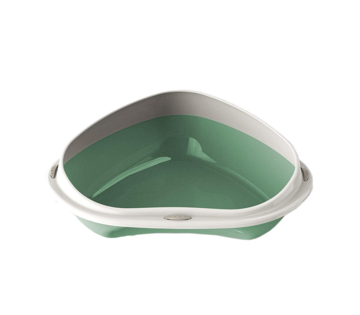 10536 Bac à litière d'angle pour chats SHUTTLE ANGOLARE 58 cm plusieurs couleurs