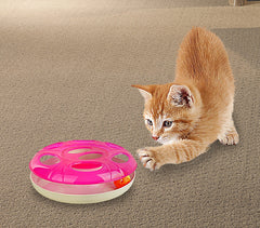 106055 Jouet interactif pour chat avec balle à l'intérieur 25 cm ø 3 couleurs