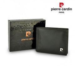 8805 TILAK08 portefeuille homme avec porte monnaie cuir véritable PIERRE CARDIN