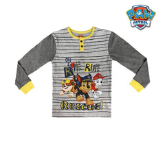 22-2277 Pyjama enfant imprimé Paw Patrol manches longues tailles de 3 à 6 ans