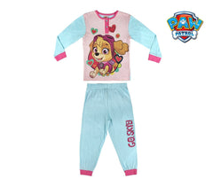 22-2278 Pyjama enfant fille imprimé Paw Patrol Skye 100 coton de 3 à 6 ans