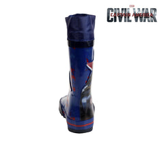 2300002078 Bottes de pluie galoches pour enfant Captain America tailles 28 à 33