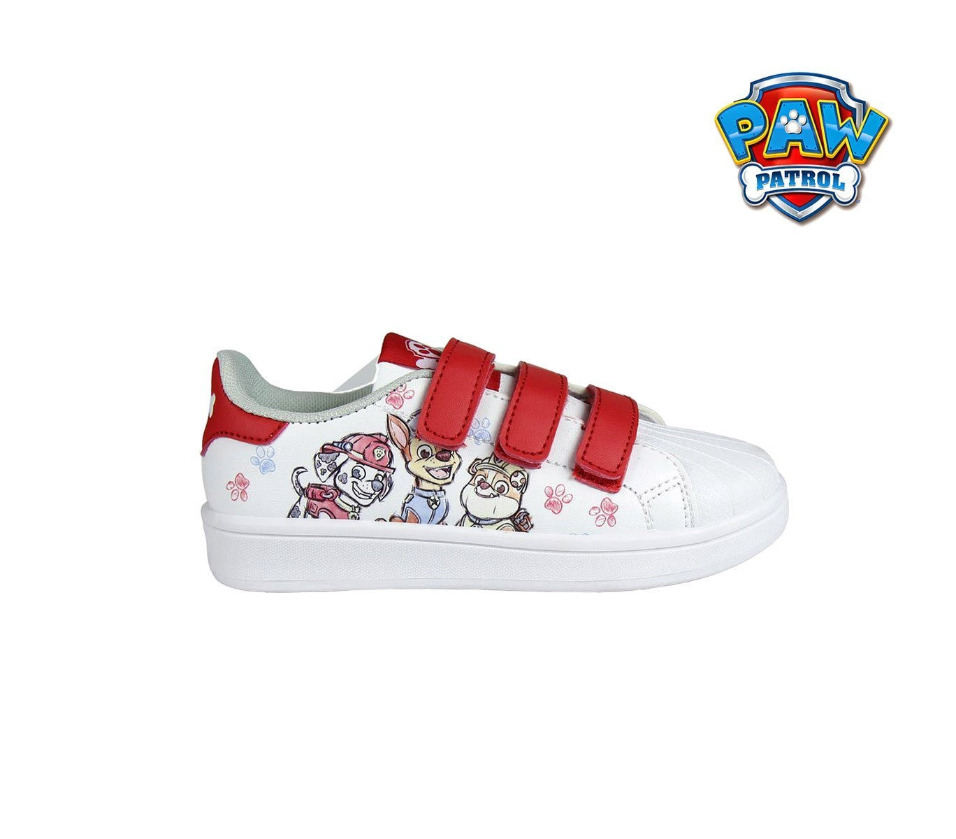 2300002673 Baskets à scratch pour enfant modèle PAW PATROL idéal pour l'école