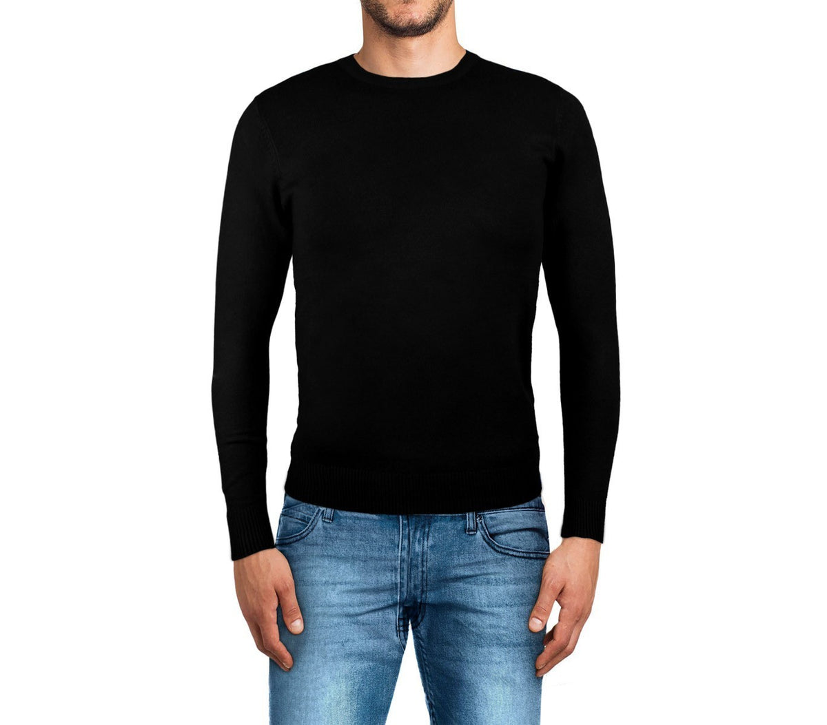 A3 Pull ras de cou pour homme TROPICAL GRADEN modèle MIDWEST slim fit 4 couleurs