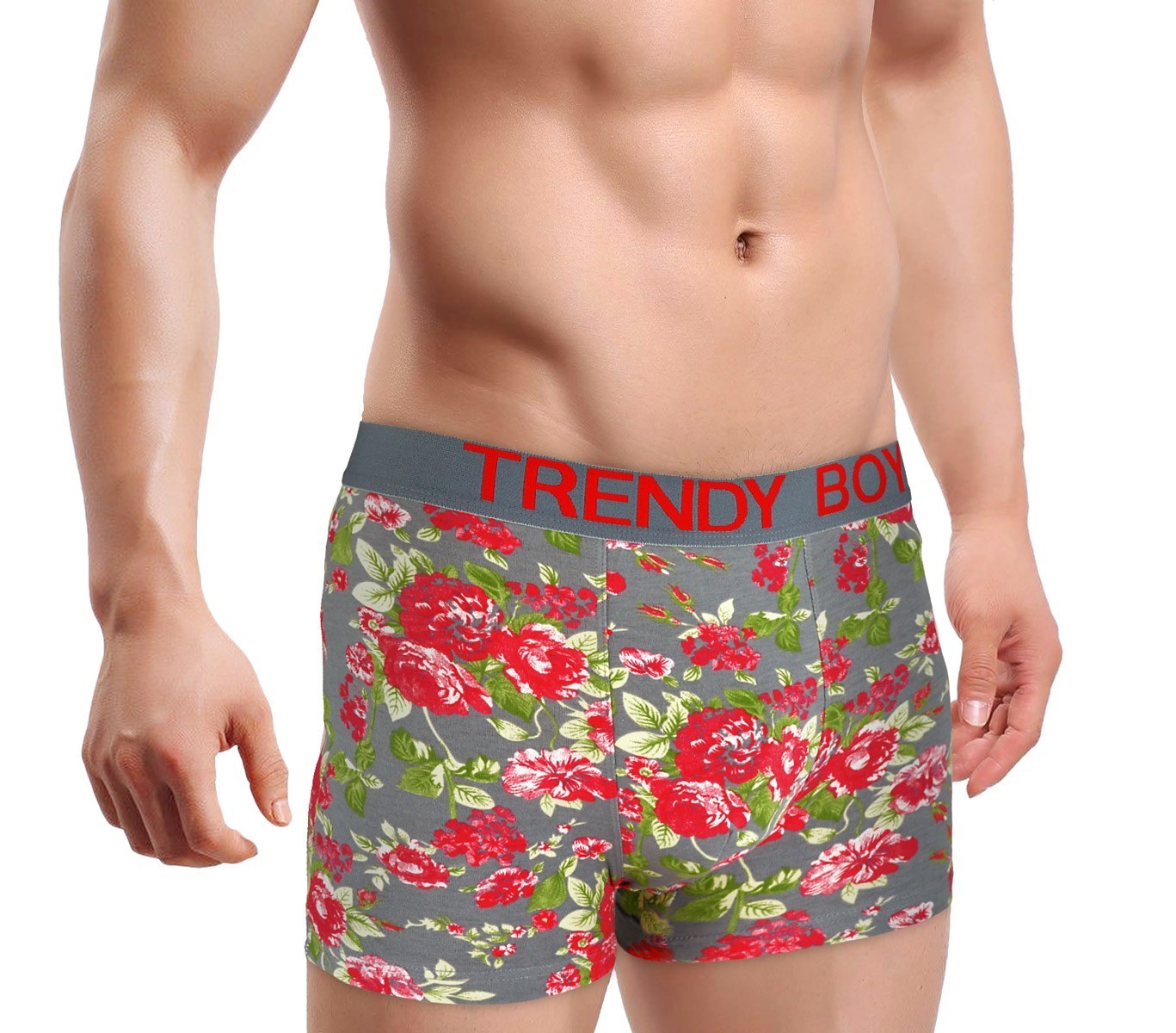 5839 Boxer pour homme modèle EXPLOSIVE FLOWER en 4 couleurs tailles de M au XXXL