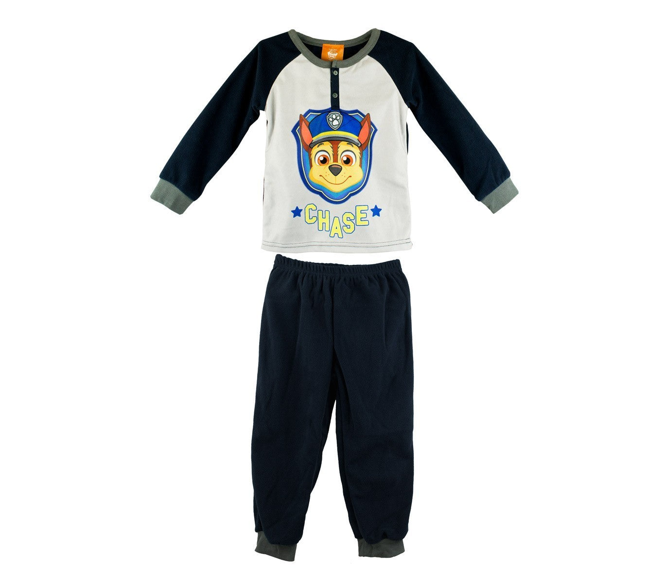 22-2308 Pyjama enfant imprimé Paw Patrol en polaire manches longues de 3 à 6 ans