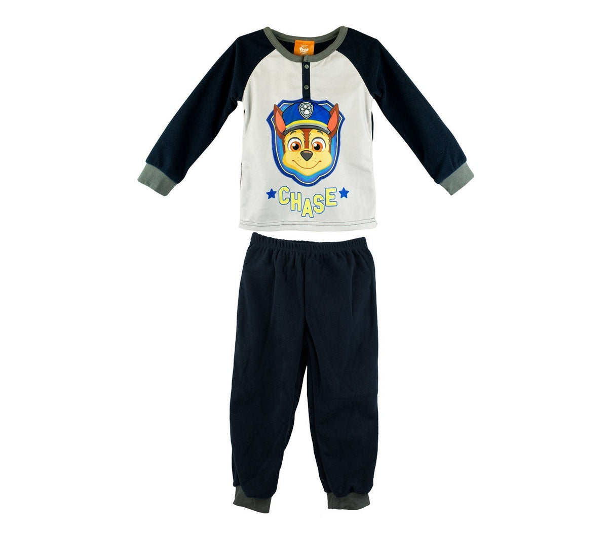 22-2308 Pyjama enfant imprimé Paw Patrol en polaire manches longues de 3 à 6 ans