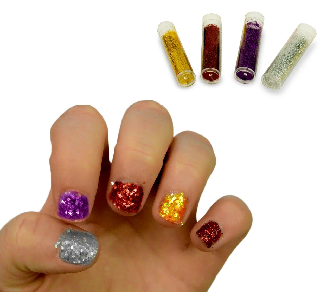 341056 Kit créatif d'ongles MAGIC NAILS 2 vernis à ongles et autres accessoires