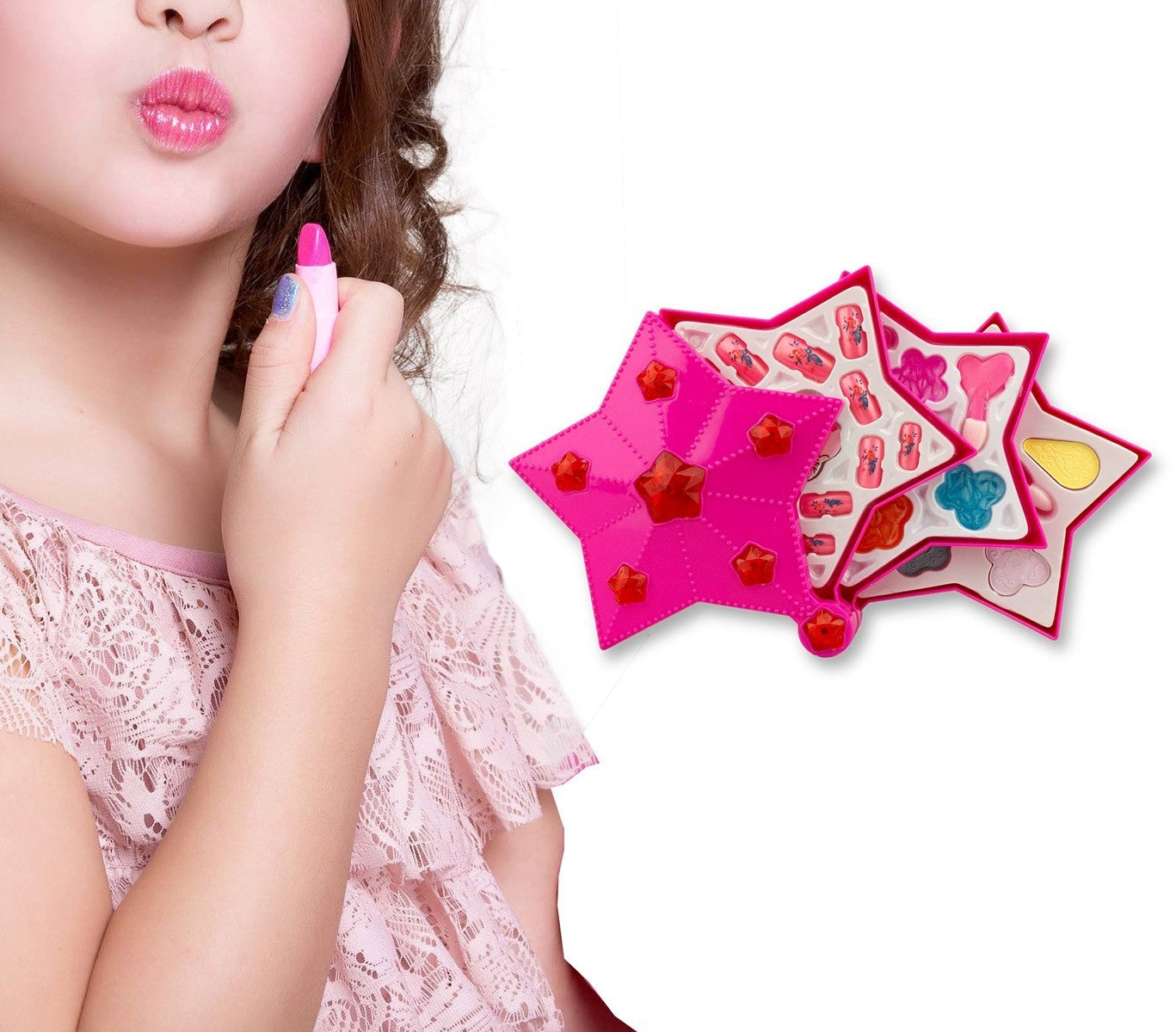 257388 Coffret de maquillage FASHION STAR 3 plateaux avec des accessoires