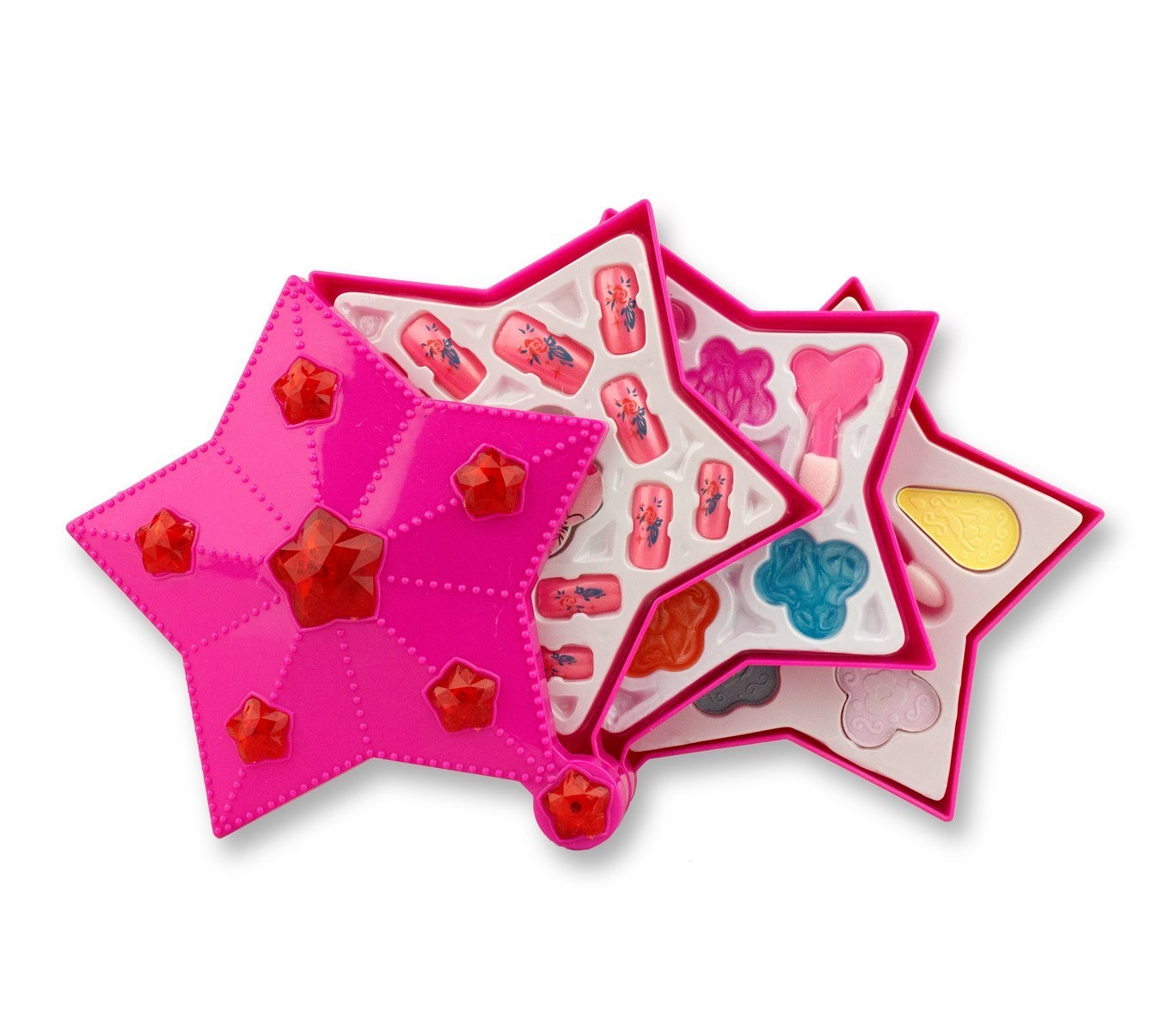 257388 Coffret de maquillage FASHION STAR 3 plateaux avec des accessoires