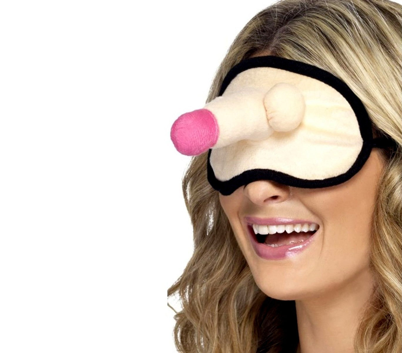748918 Masque de sommeil sexy décoré avec un pénis en peluche 