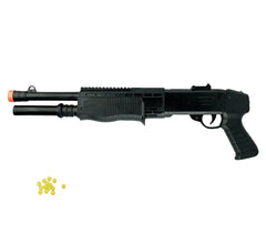 397264 Fusil à bille en plastique pour enfant double canon calibre 6 mm