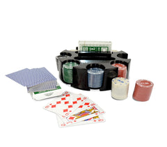 027035 Set de poker CIGIOKI 2 jeux de cartes et 96 jetons avec rangement