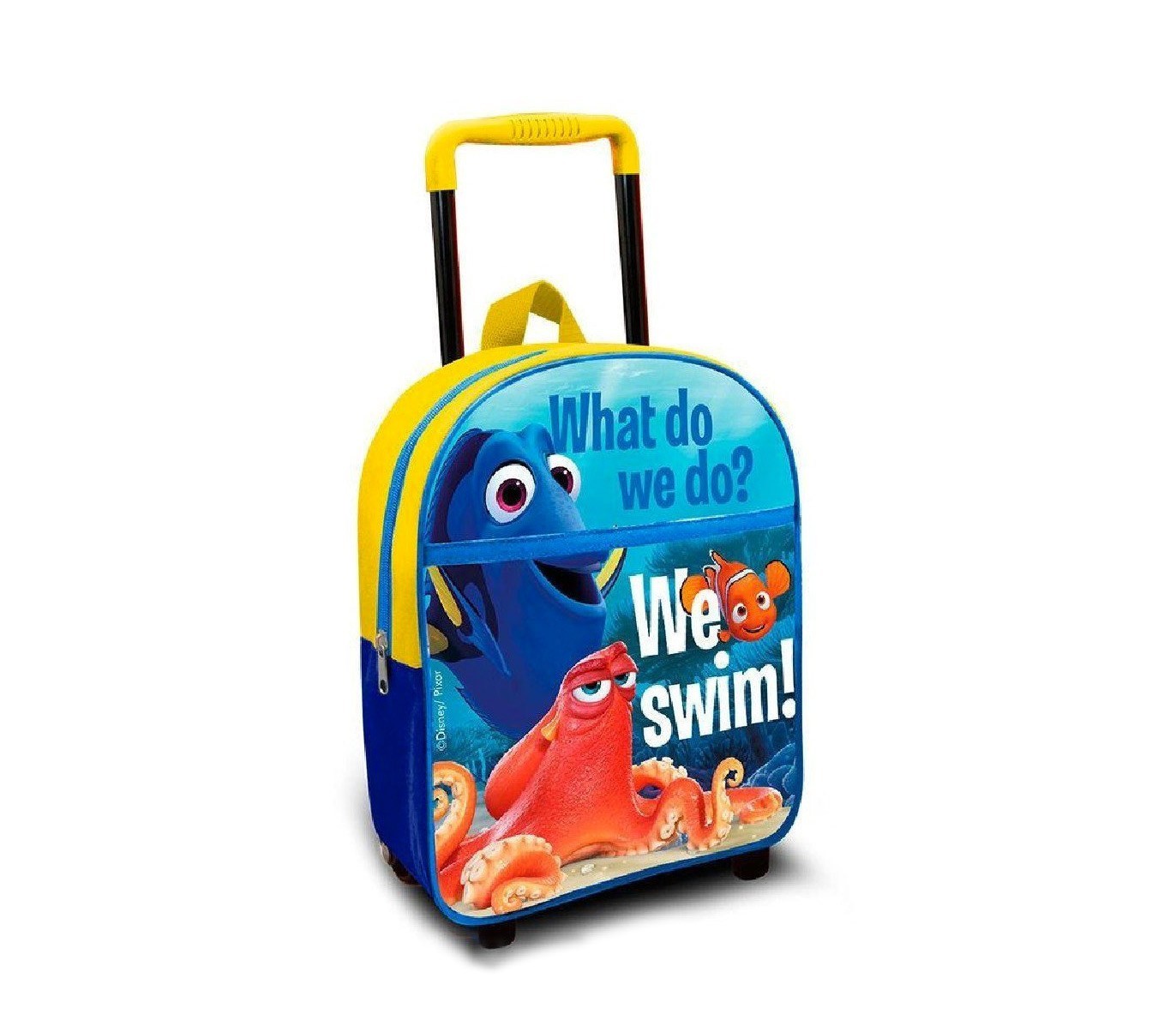 FD16106 Mini sac à dos à roulettes pour enfant Le Monde de Dory 34 x 22 x 13 cm