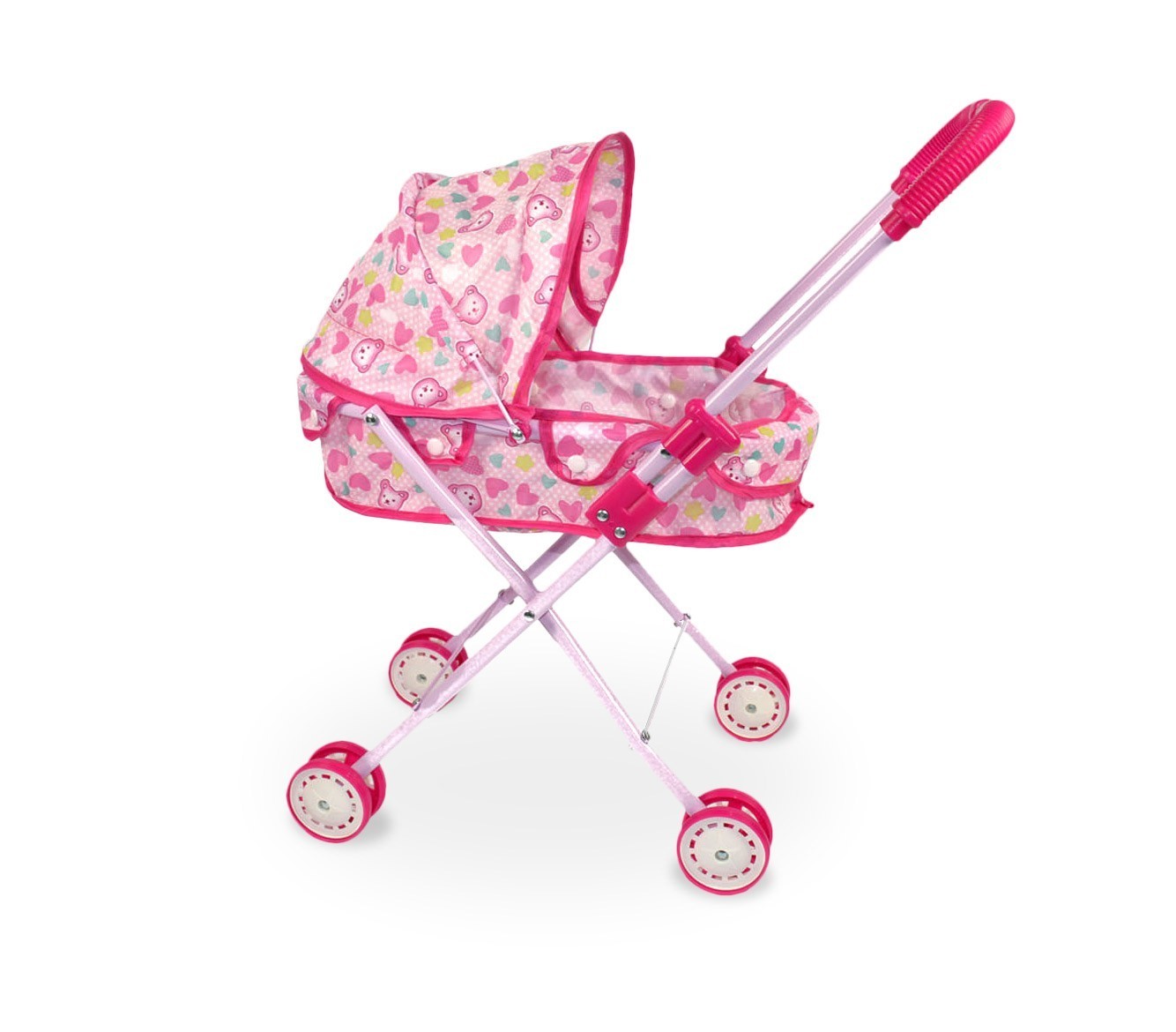 981012 Poussette pour poupée avec parasol idéal pour les enfants