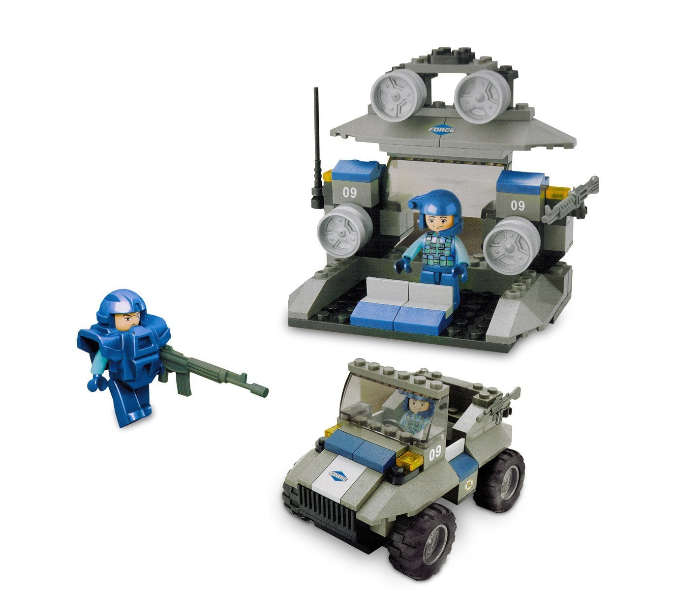 121306 Playset de briques de construction SPECIAL FORCE VEHICLE CIGIOKI 103 pcs