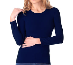 VKA20 Pack de 5 sous-pulls modèle Ilenia pour femme col rond effet thermique