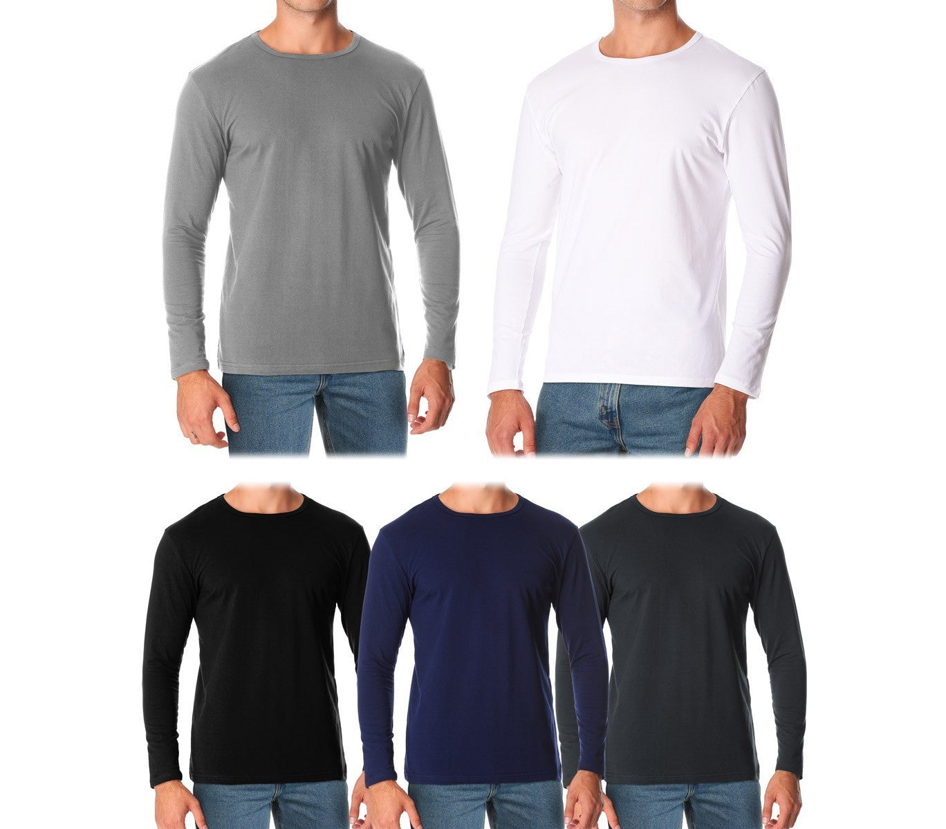 VKA26 Sous-pull ORLANDO  pour homme col rond slim effet thermique