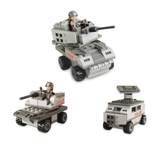 340660 Playset de briques de construction Carro armato 3 EN 1 CIGIOKI 110 pcs