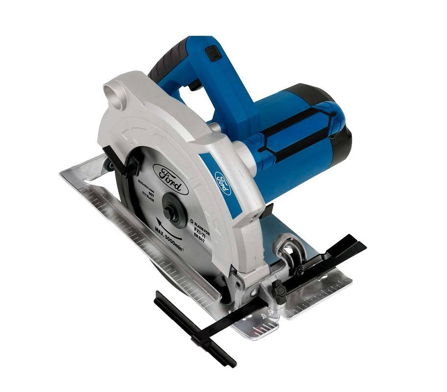 FX1-71 Scie circulaire FORD 1800 W base en aluminium avec guide latéral 4500 rpm