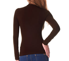 VKA21 Pack de 5 sous-pulls thermiques doublure polaire ass. Trisha col cheminée