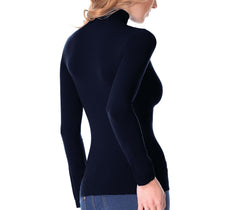 VKA21 Pack de 5 sous-pulls thermiques doublure polaire ass. Trisha col cheminée
