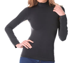 VKA21 Pack de 5 sous-pulls thermiques doublure polaire ass. Trisha col cheminée