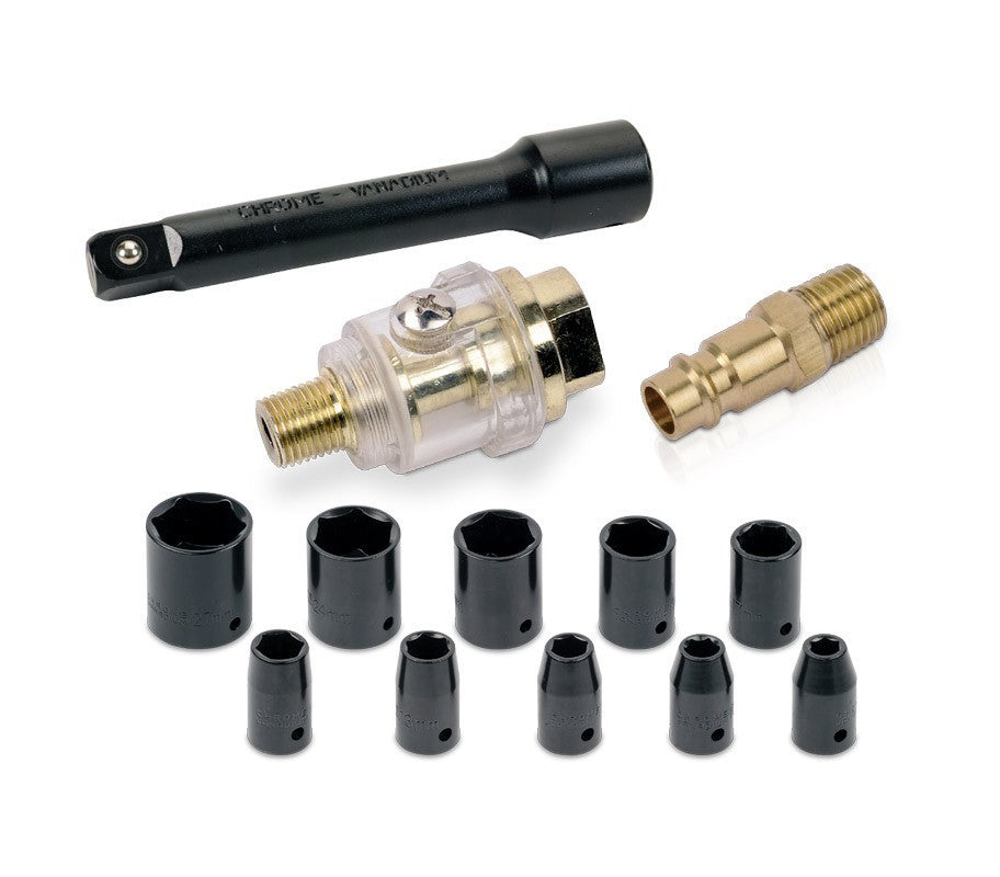 FAT-0100 Kit de visseuse pneumatique 1/2" FORD TOOLS à air comprimé avec valise
