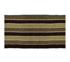 184028 Tapis mod. STRIPES 50 x 140 cm 100% coton idéal salle de bain et cuisine