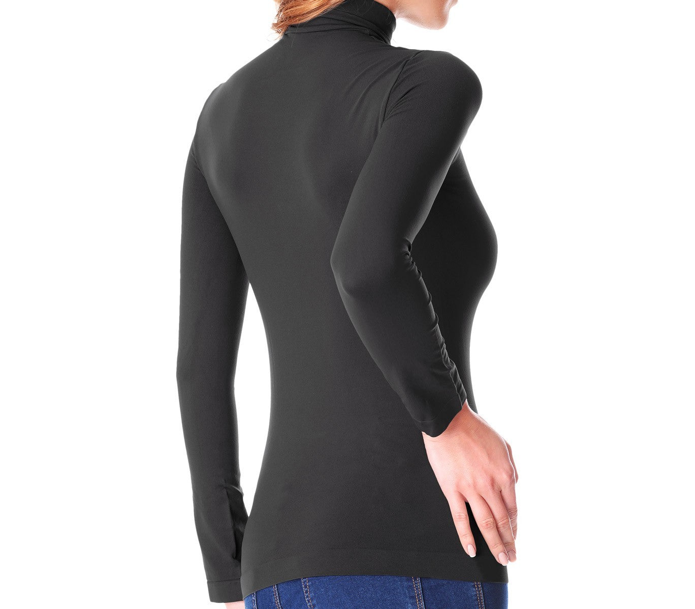 VKA22  sous-pulls col roulé thermiques avec doublure polaire ass. Amber