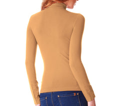 VKA22 Pack 5 sous-pulls col roulé thermiques avec doublure polaire ass. Caren