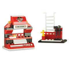 121467 Playset de briques de construction VIGILI DEL FUOCO 133 éléments CIGIOKI