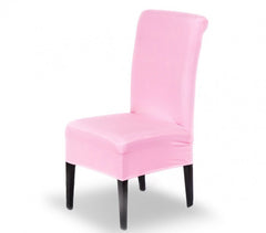 4701 Set de 4 housses de chaise en tissu élastique idéal pour cuisine et salon