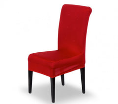 4701 Set de 4 housses de chaise en tissu élastique idéal pour cuisine et salon