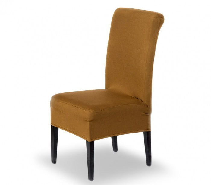 4702 Set de 6 housses de chaise en tissu élastique idéal pour cuisine et salon